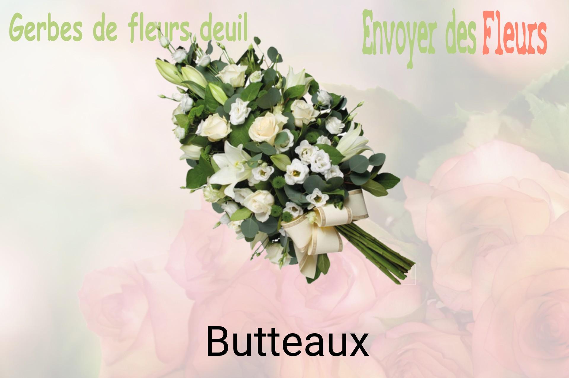 Gerbe de fleurs de deuil livrée à Butteaux